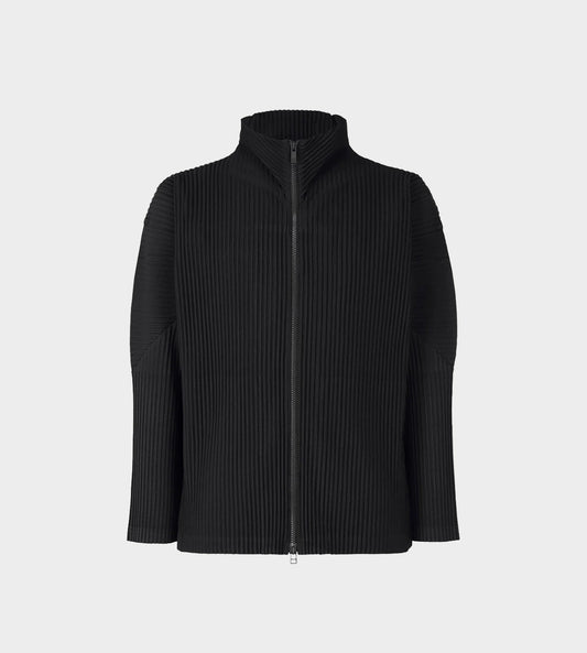 Homme Plisse Issey Miyake - Basic Zip Front Jacket Black