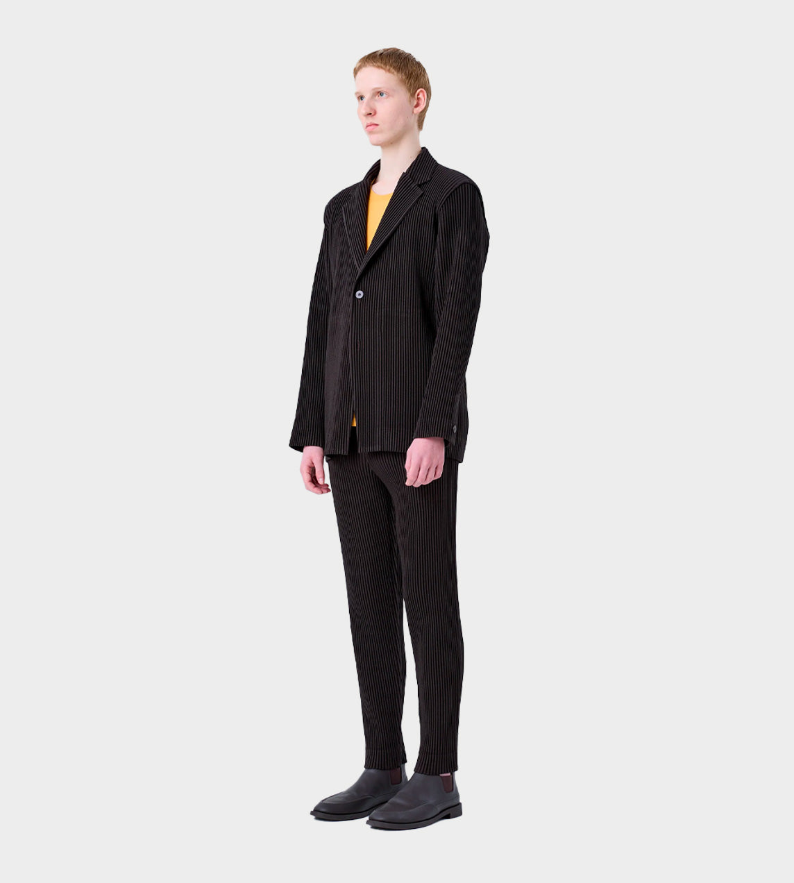 Homme Plisse Issey Miyake - Wool-like Pleated Pants Chocolate