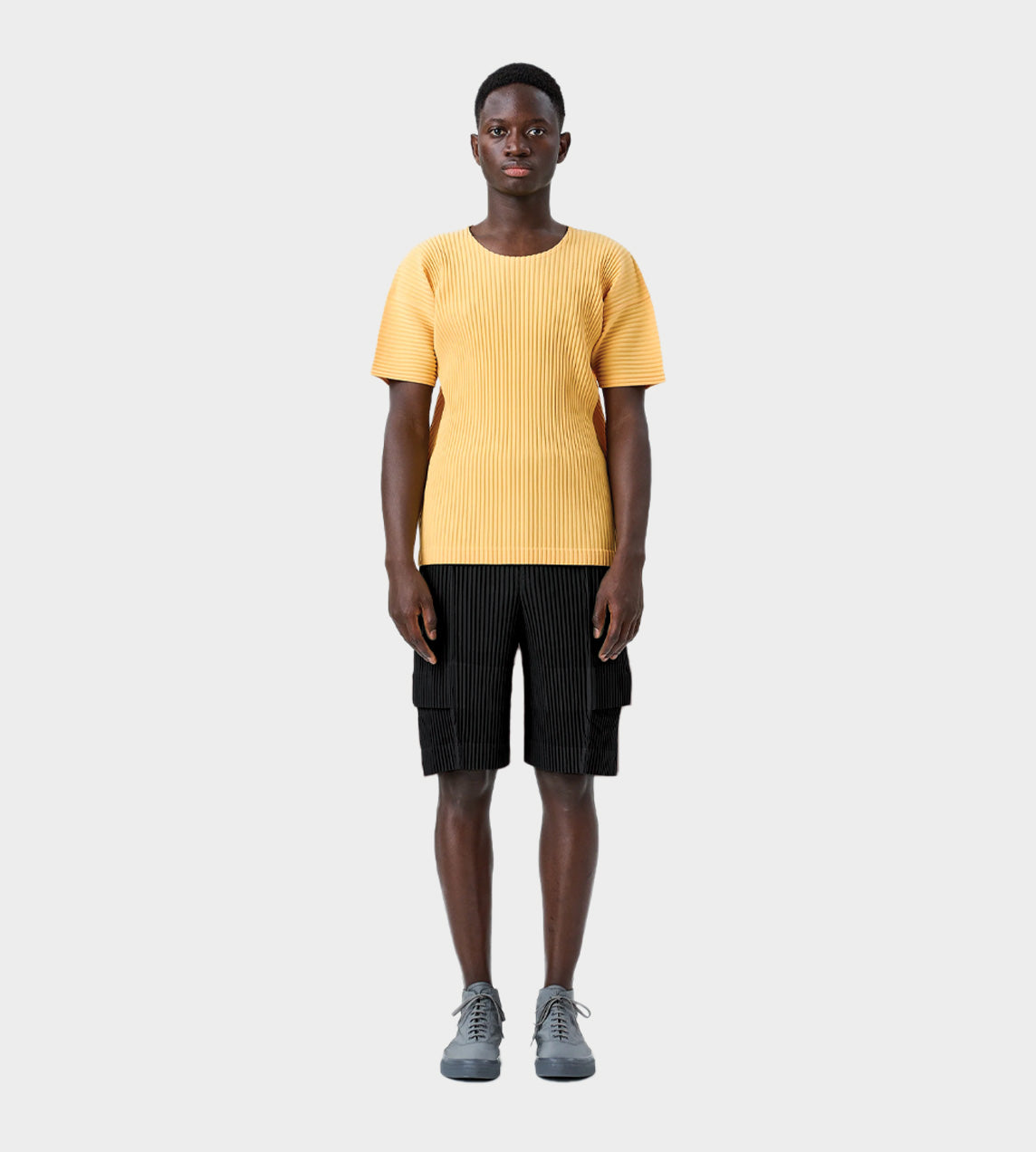 HOMME PLISSE ISSEY MIYAKE - Cargo Pleated Shorts Black
