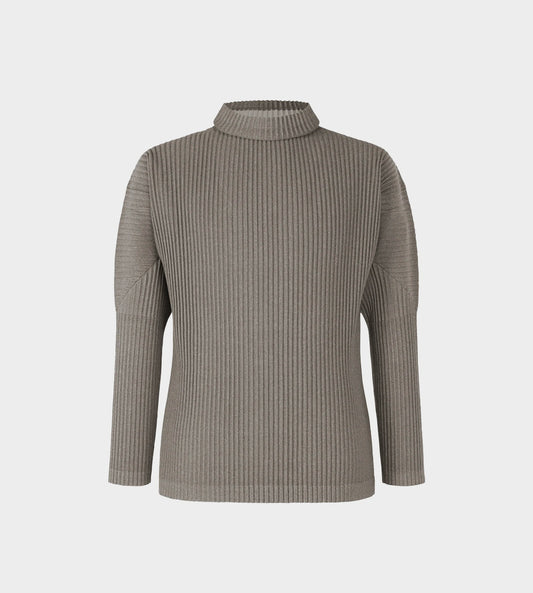 Homme Plisse Issey Miyake - Knit-effect Turtleneck Grey