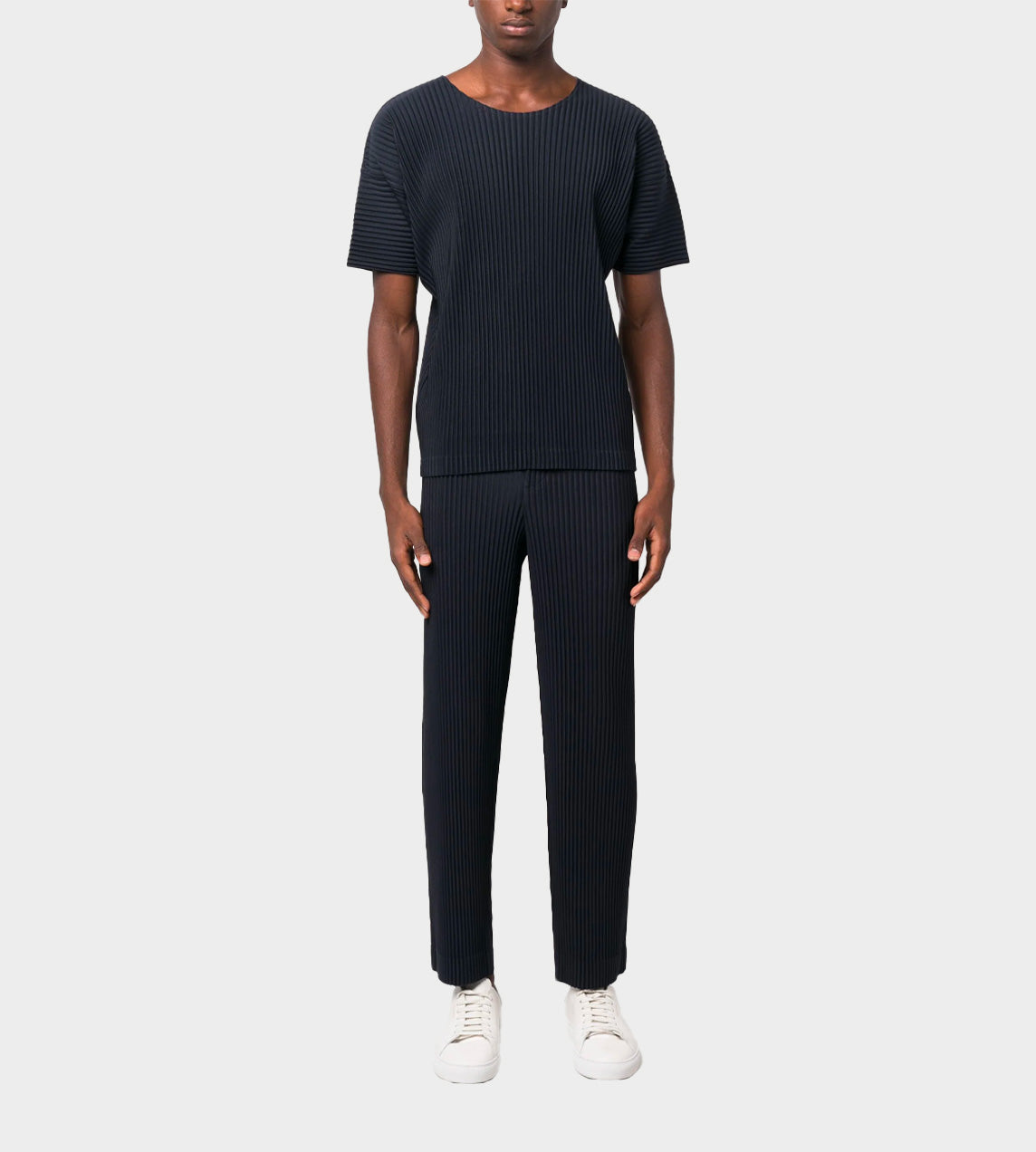 HOMME PLISSE ISSEY MIYAKE - Basic Pleated Pants Navy