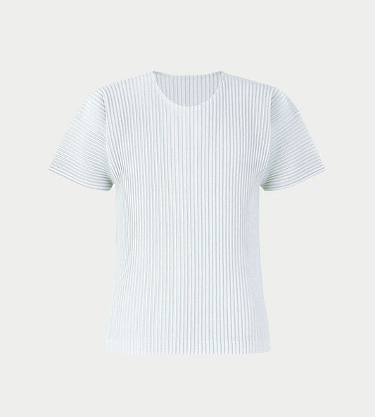 Homme Plisse Issey Miyake - Pleated T-Shirt Water Grey