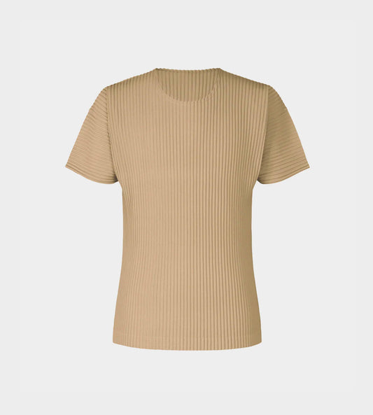 Homme Plisse Issey Miyake - Colour Pleats SS Tee Sand Beige