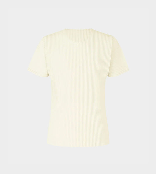 Homme Plisse Issey Miyake - Colour Pleats SS Tee Ivory