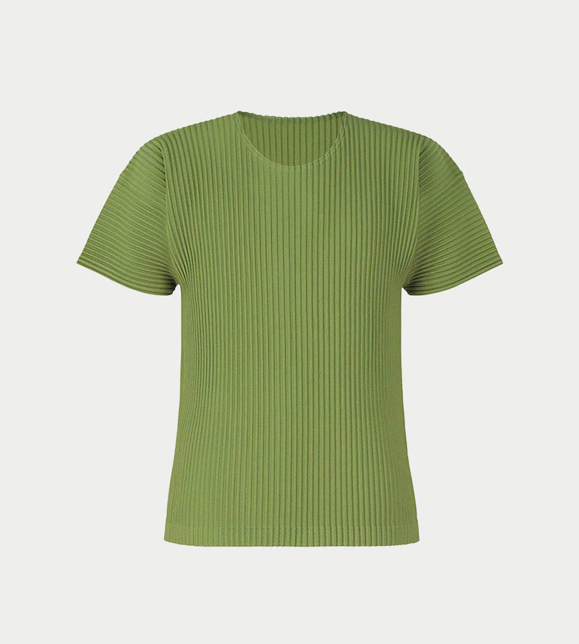 Homme Plisse Issey Miyake - Pleated T-Shirt Olive Green