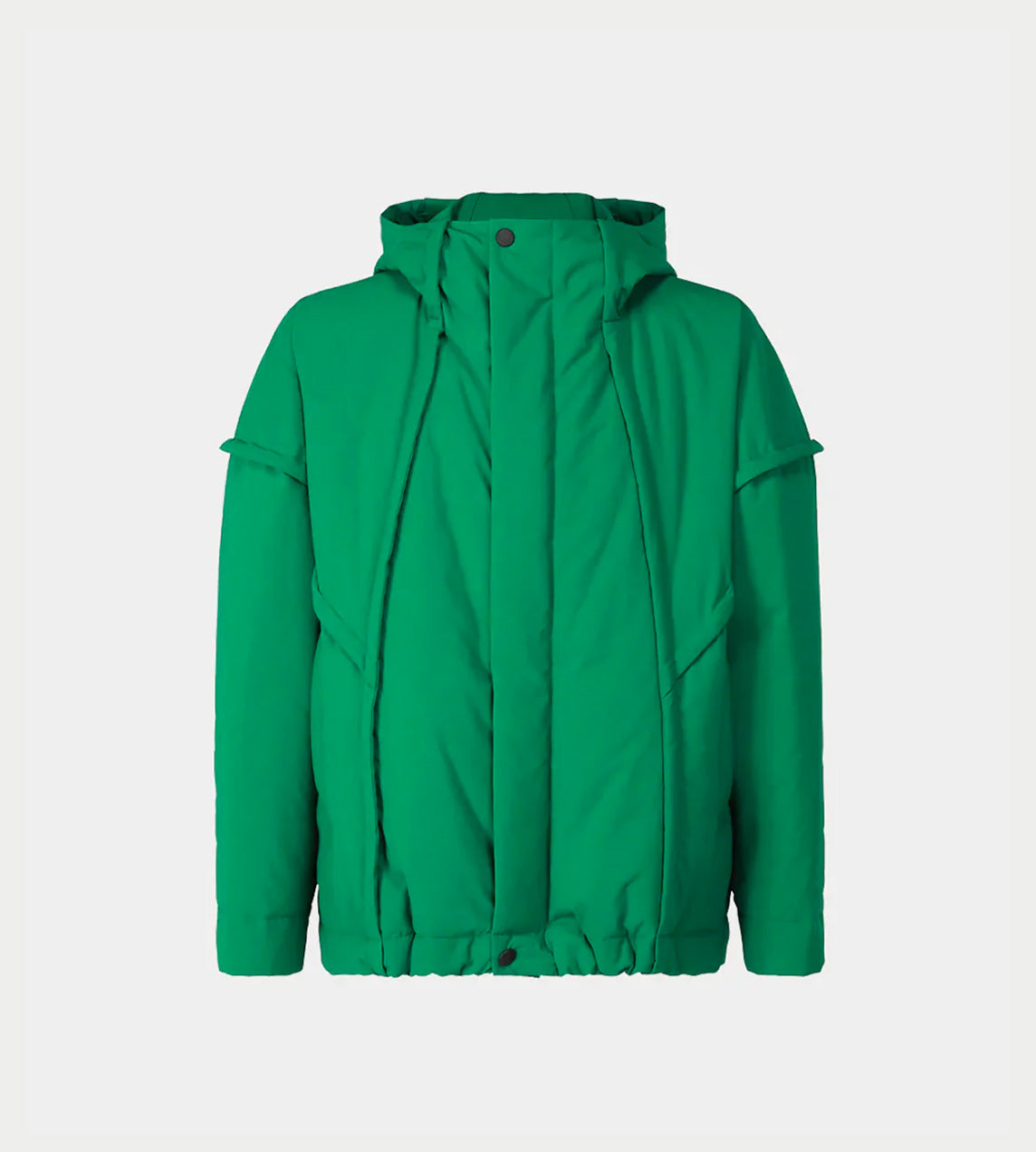 Homme Plisse Issey Miyake - Hooded Frame Coat Green