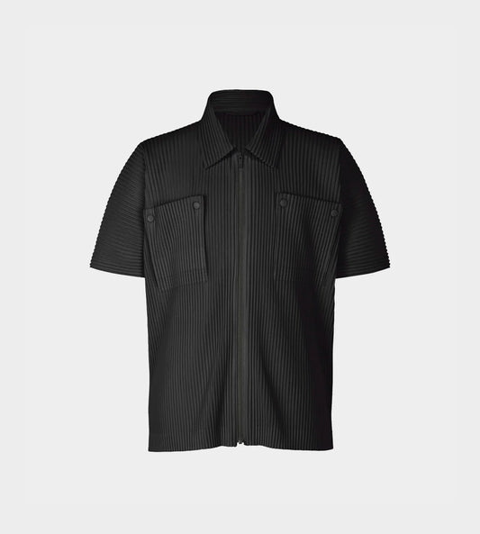 Homme Plisse Issey Miyake - Flip Short Sleeve Shirt Black