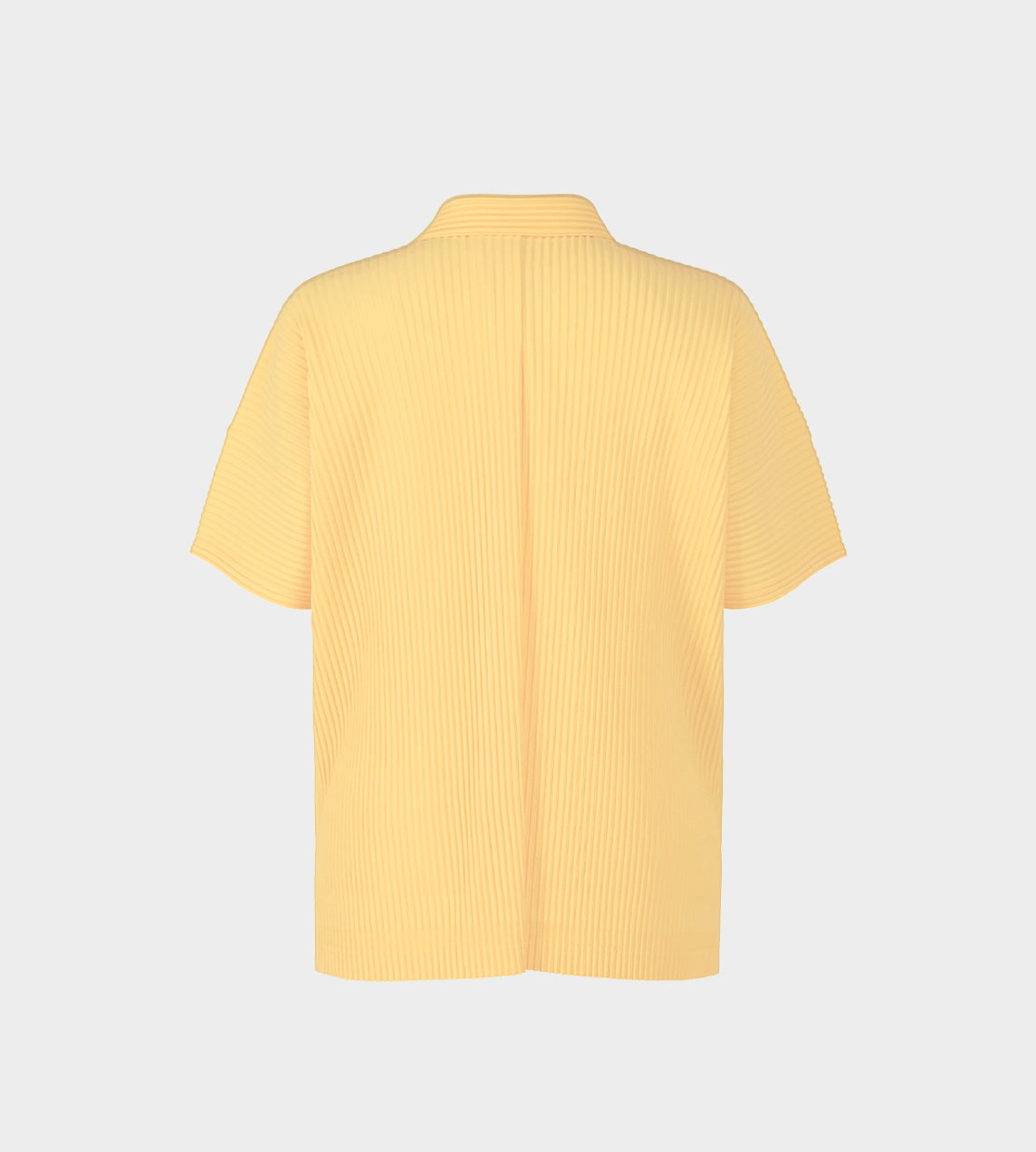 HOMME PLISSE ISSEY MIYAKE - Oversized Button Up Polo Beige
