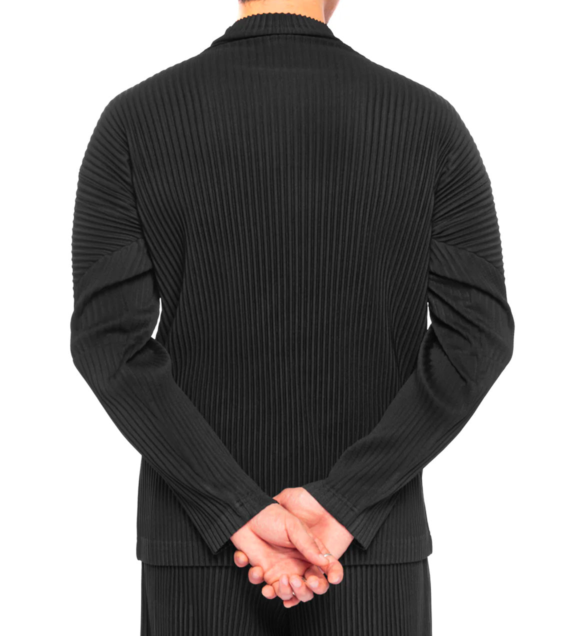 Homme Plisse Issey Miyake - Basic Pleated Turtleneck Black