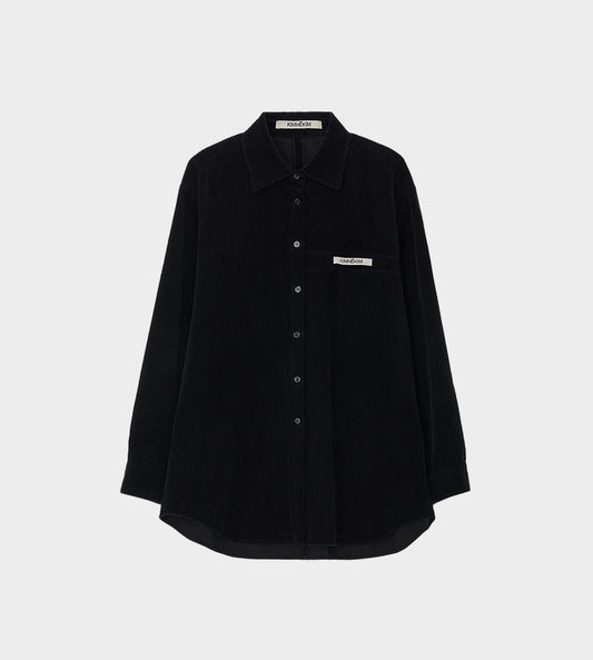 KIMHEKIM - Corduroy Labelled Flap Shirt