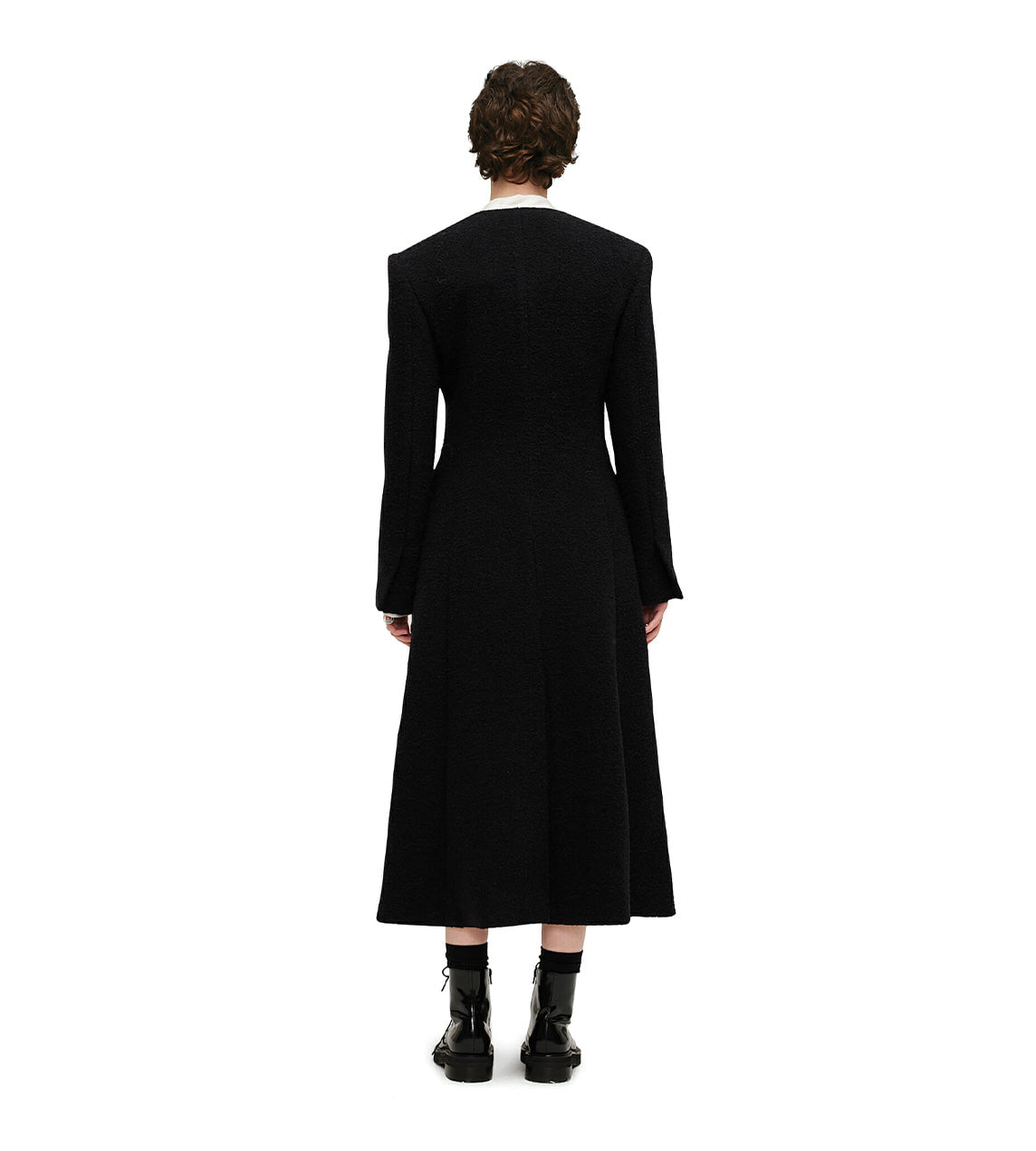 KIMHEKIM - Pearl Button Evening Coat Black