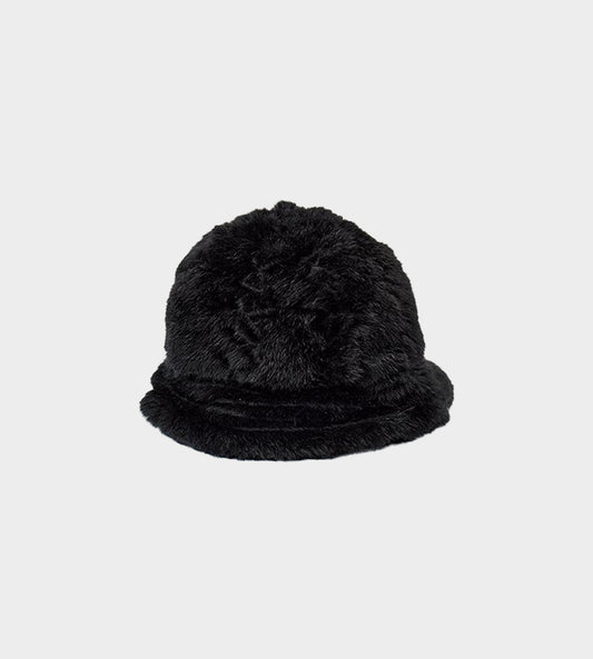 Kijima Takayuki - Faux Fur 4 Panel Hat Black