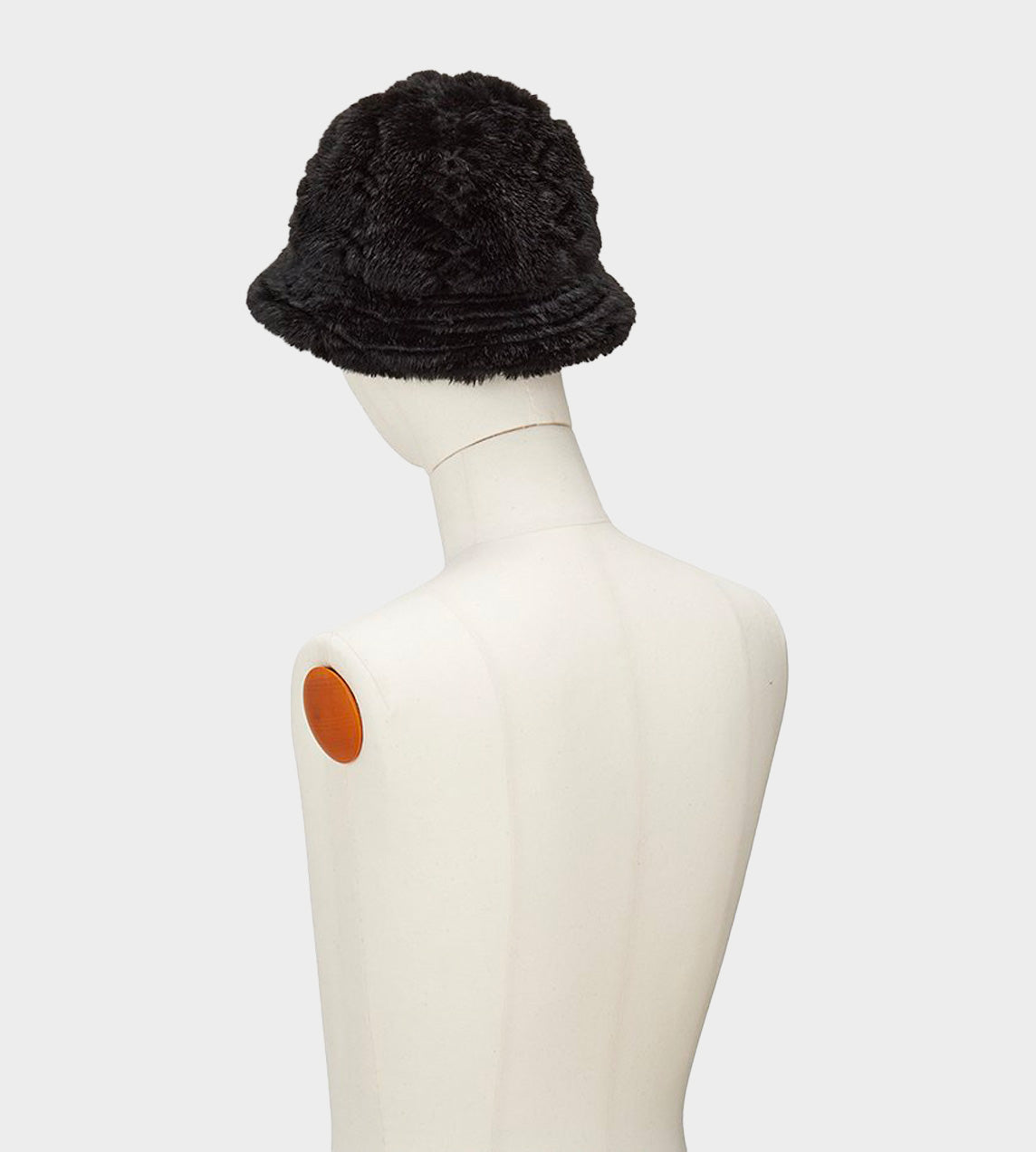 Kijima Takayuki - Faux Fur 4 Panel Hat Black
