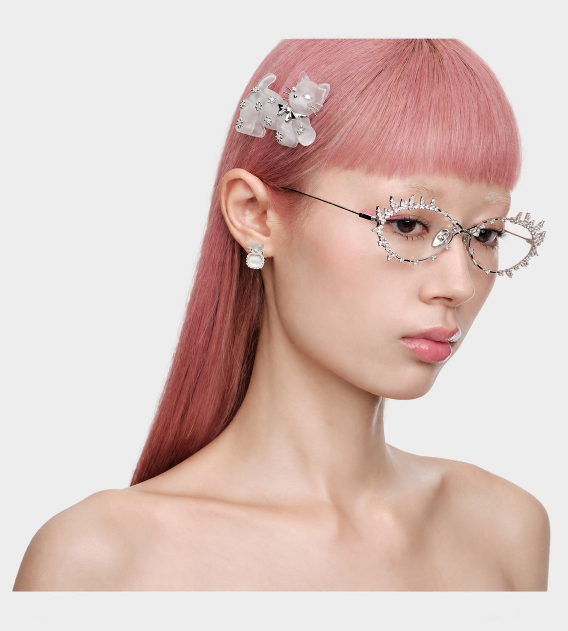YVMIN - Kitten Hair Clip Transparent