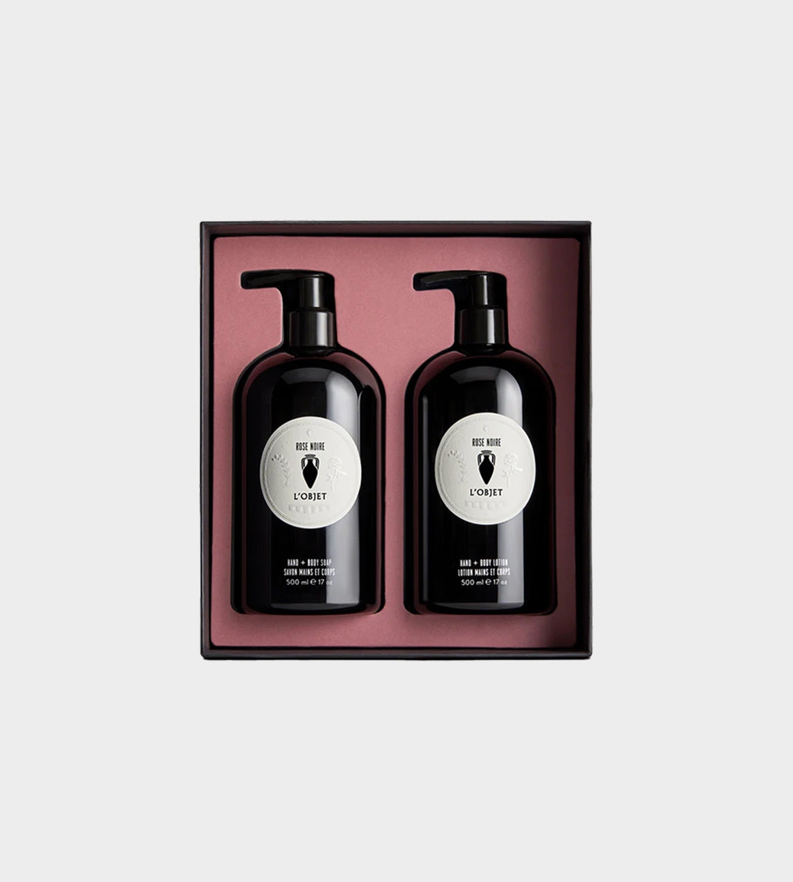 L'OBJET - 'Rose Noir' Lotion and Soap Gift Set