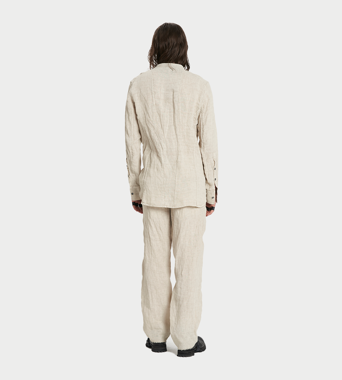 Masnada - Flint Round-collar Shirt 