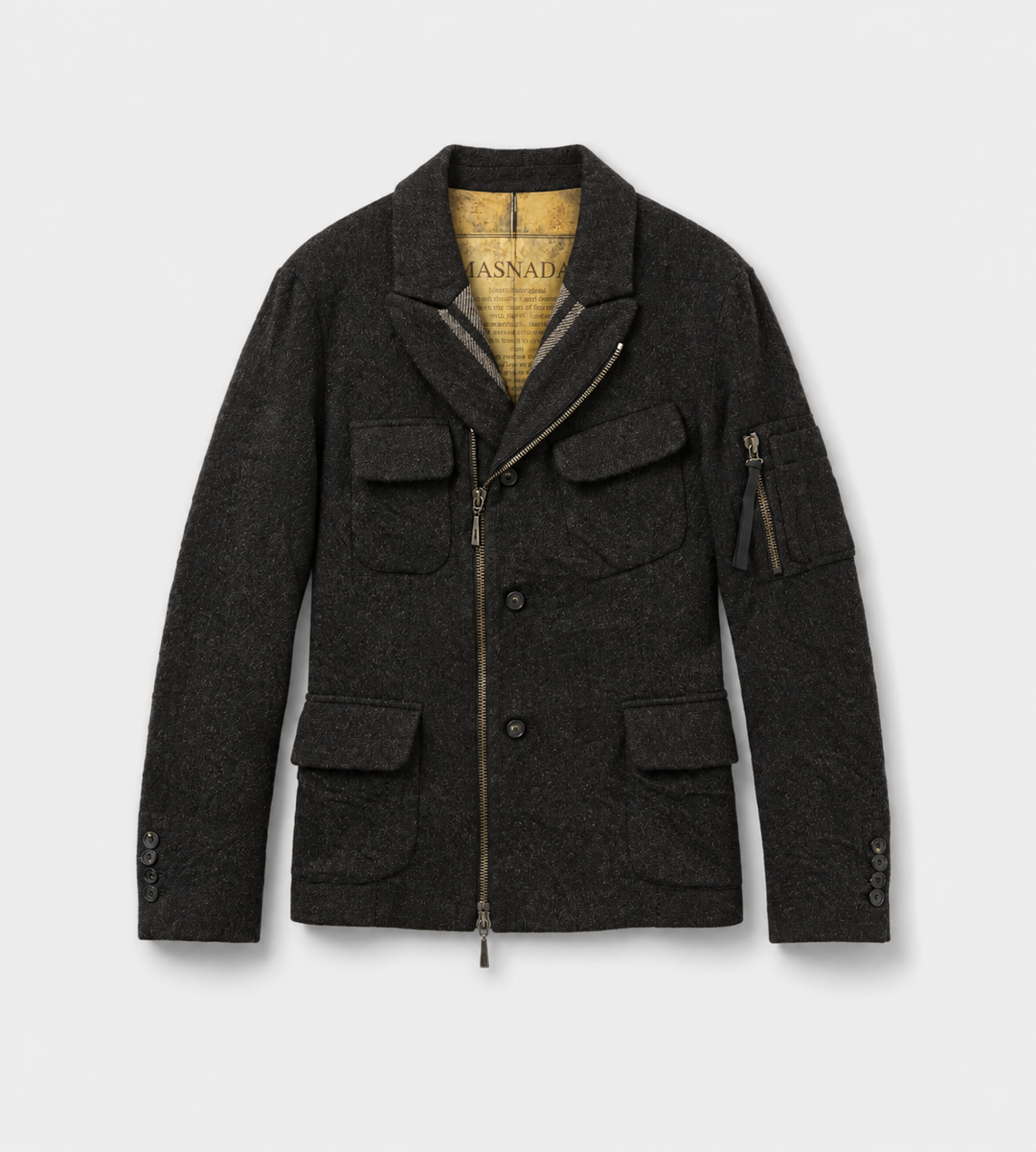 Zip-Up Jacket Coal