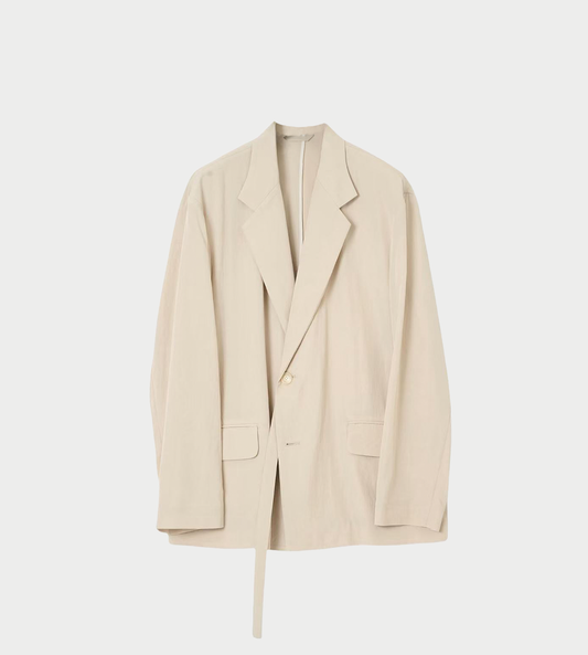 UJOH - 2BS Belt Jacket Beige