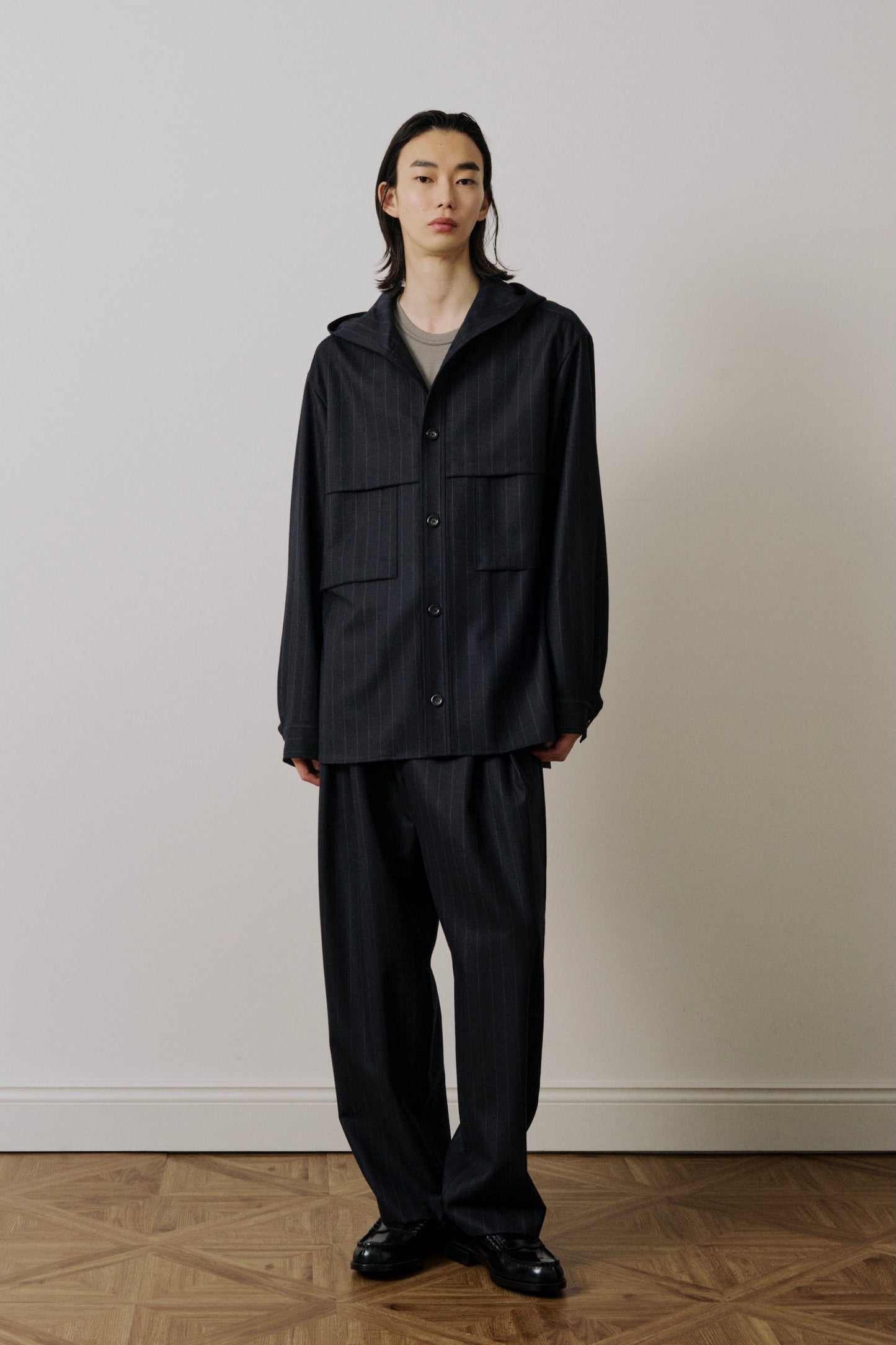 UJOH - Hood Shirt Blouson Navy