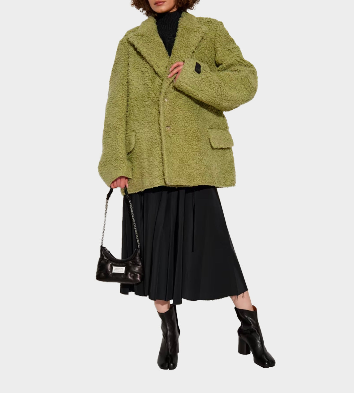 MM6 Maison Margiela - Faux Fur Jacket Green