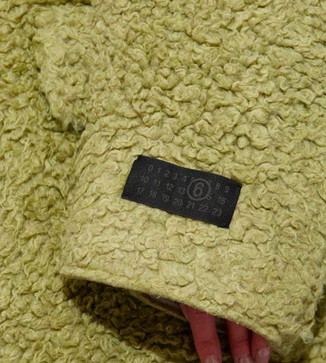 MM6 Maison Margiela - Faux Fur Jacket Green