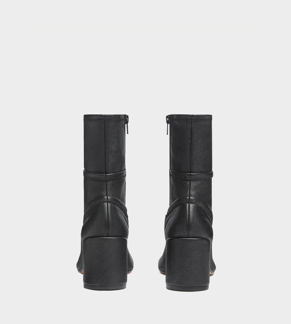 MM6 Maison Margiela - Layered Anatomic Ankle Boot Black