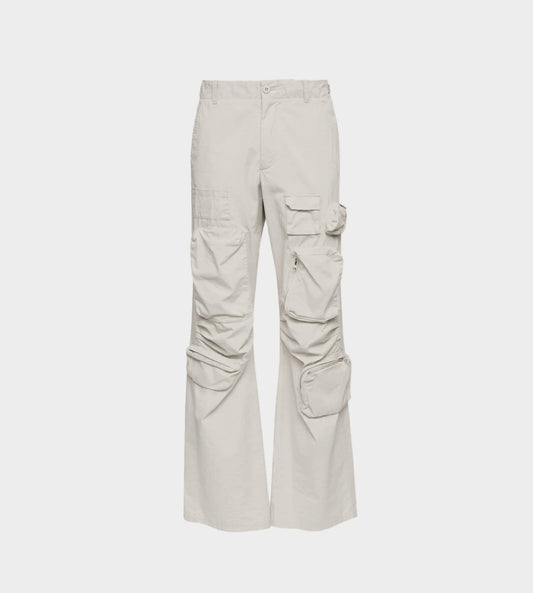 MM6 Maison Margiela - Utility Wide Leg Pants Off White