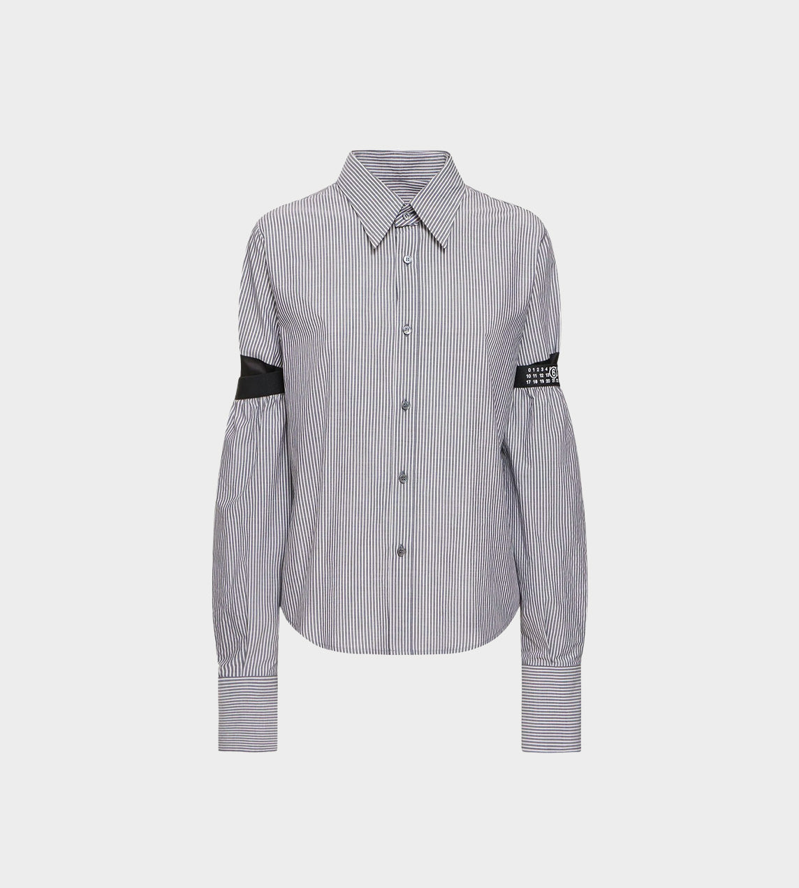 MM6 Maison Margiela - Layered Sleeve Striped Shirt