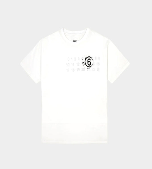 MM6 Maison Margiela - Cut-out Circle T-Shirt White