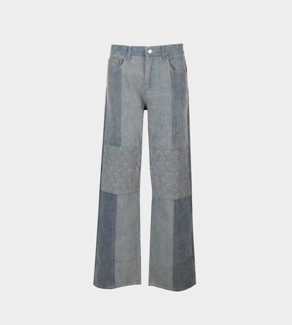 Marine Serre - REGEN Straight Leg Denim Grey