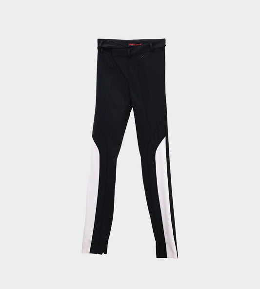 Ottolinger - Fitted Contrast Suit Pants Black