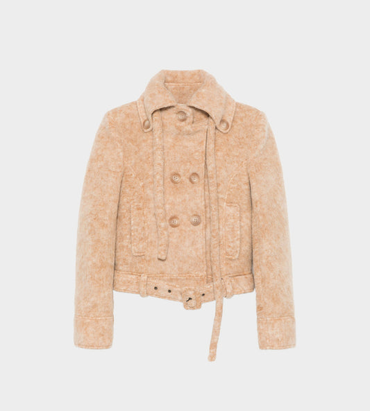 OTTOLINGER - High collar jacket Beige