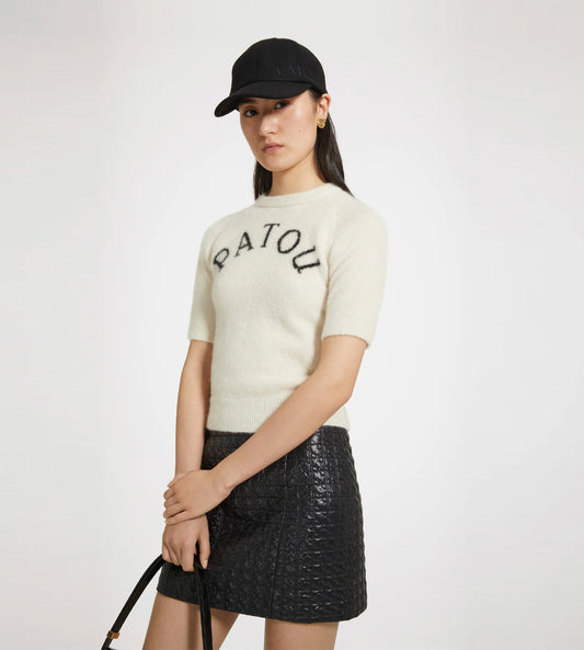 Patou - Alpaca Logo S/S Sweater