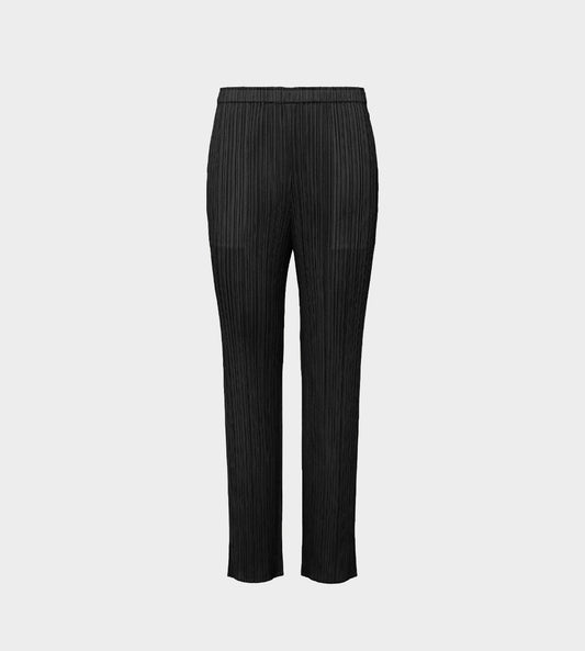 Pleats Please Issey Miyake - Basic Straight Pleated Pant Black