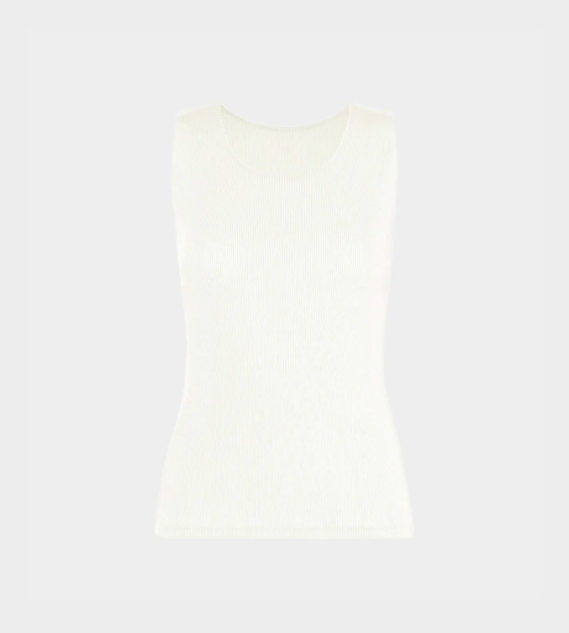 Pleats Please Issey Miyake - Mist Pleat Tank White