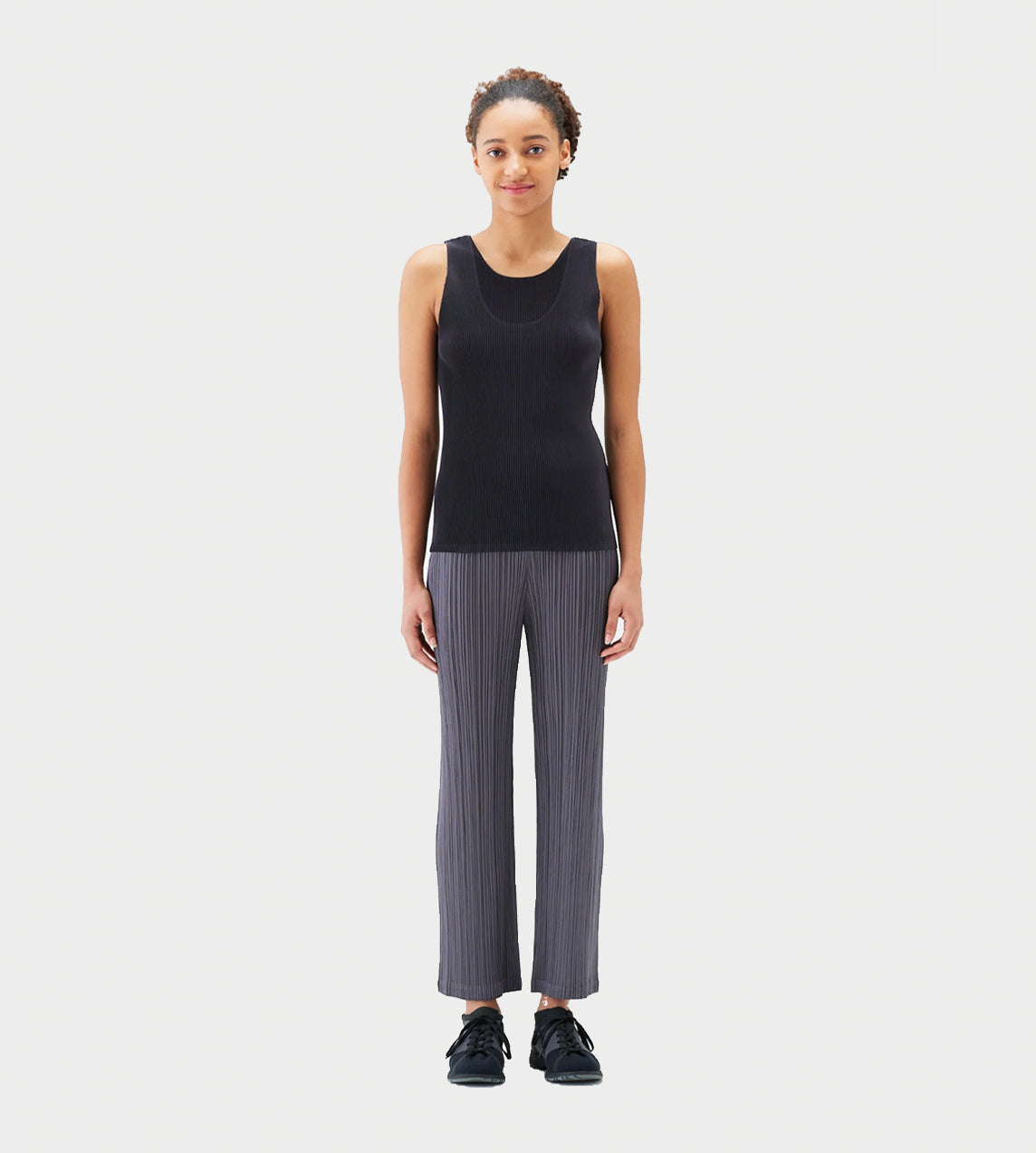 Pleats Please Issey Miyake - Mist Tank Top Brown