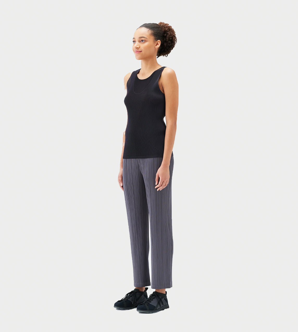 Pleats Please Issey Miyake - Mist Tank Top Brown