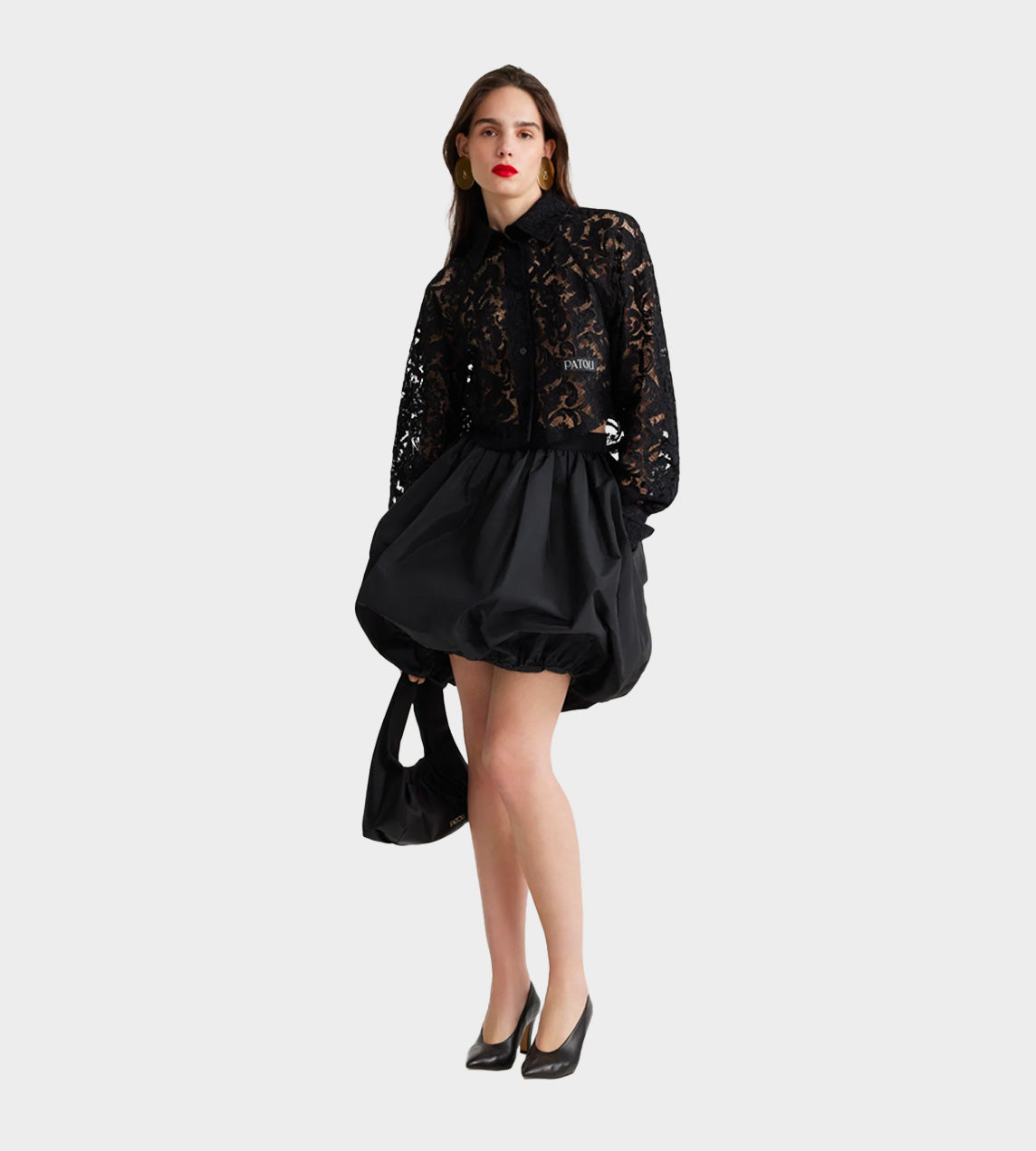 Patou - Cropped Shirt Black