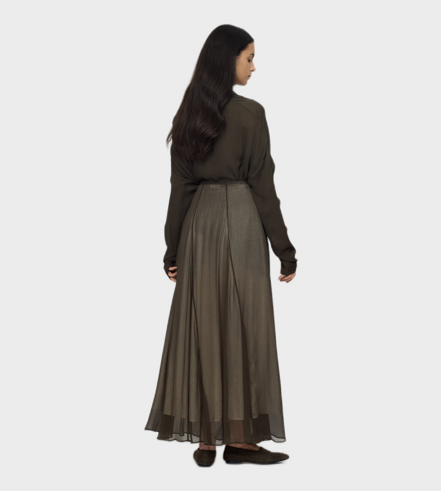 Assu Bias Cut Skirt Willow