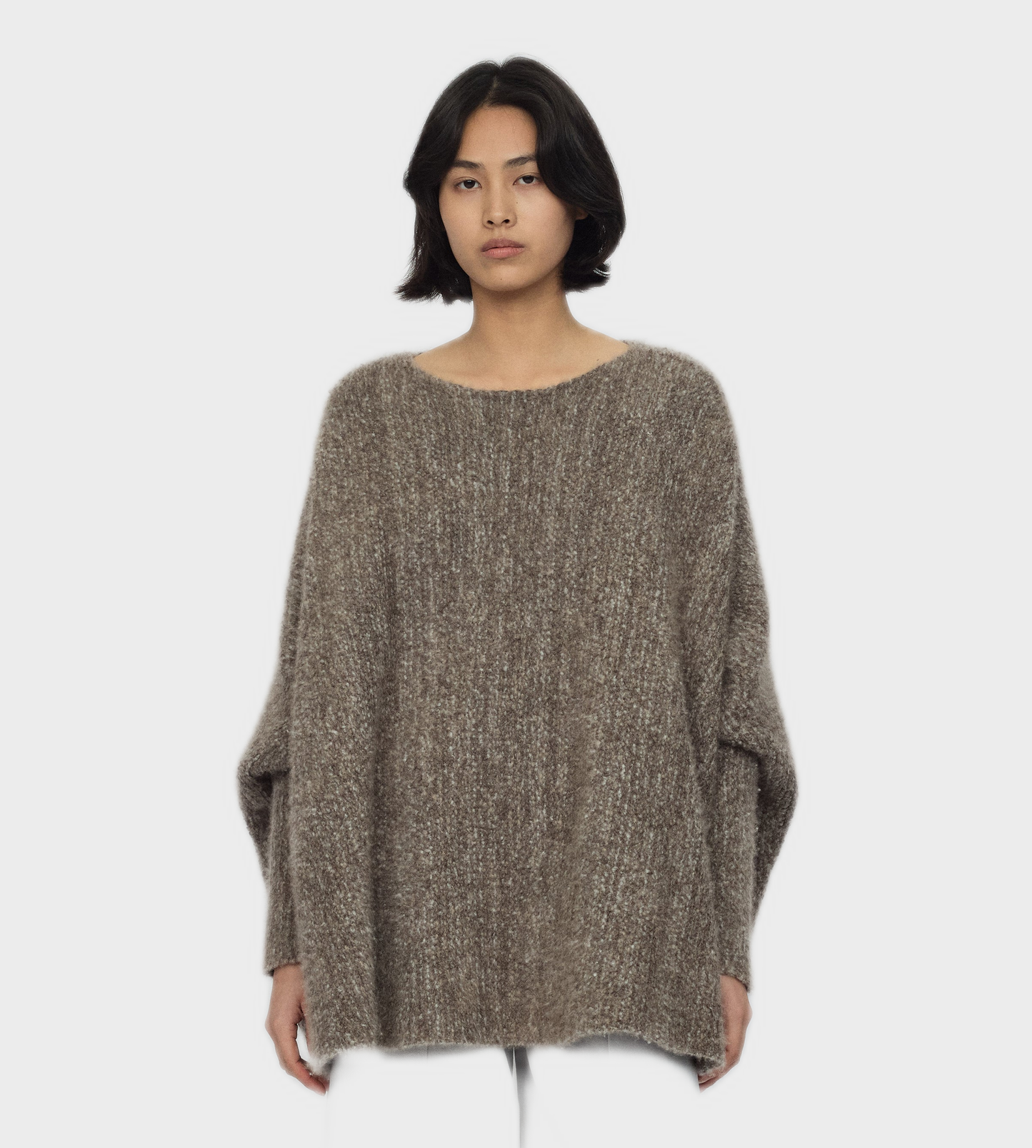 RUOHAN - Pago Top Taupe Melange