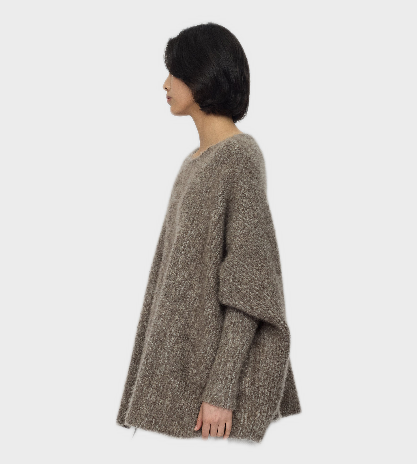 RUOHAN - Pago Top Taupe Melange