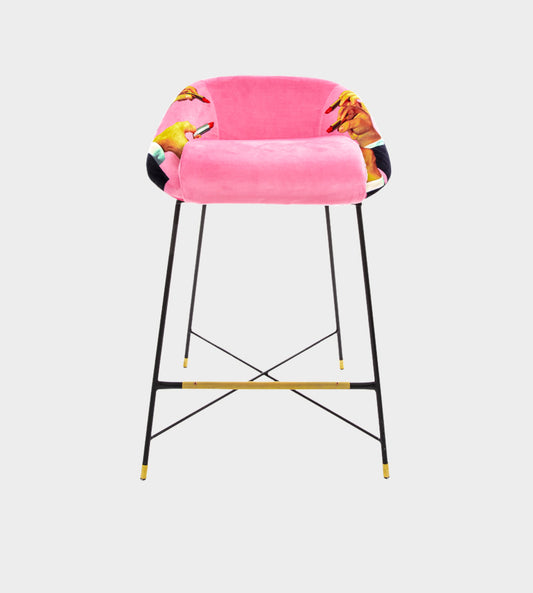 Seletti - Lipstick High Stool Pink