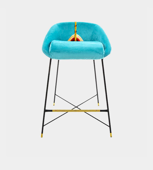 Seletti - Drill High Stool Blue