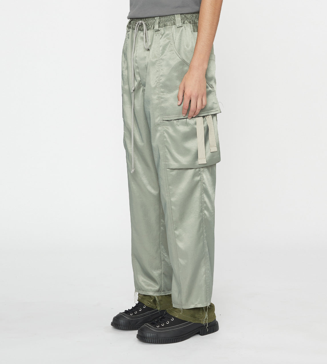 Mesh Lined Cargo Pant Sage