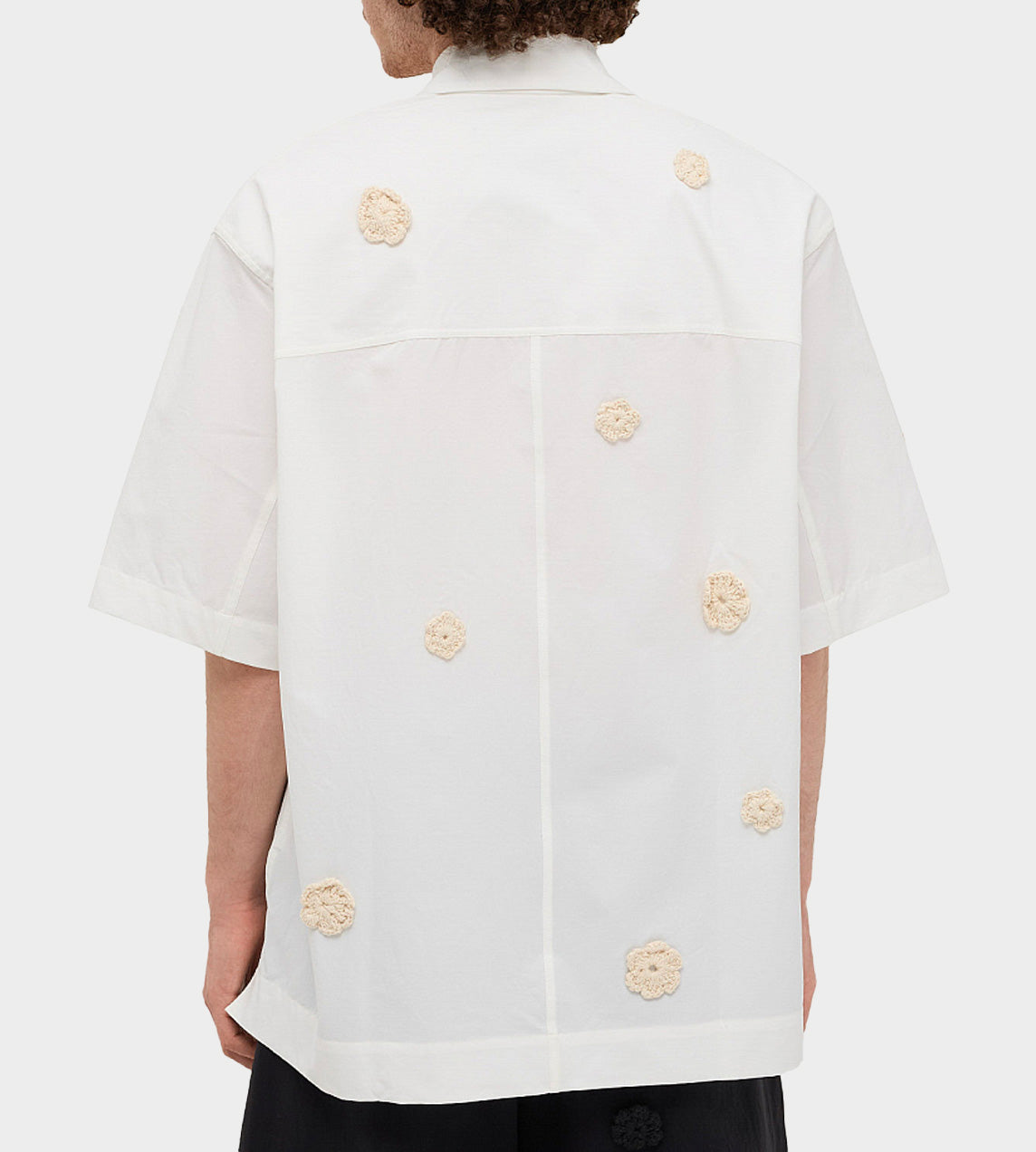 Song For The Mute - Zip Up Box Shirt White