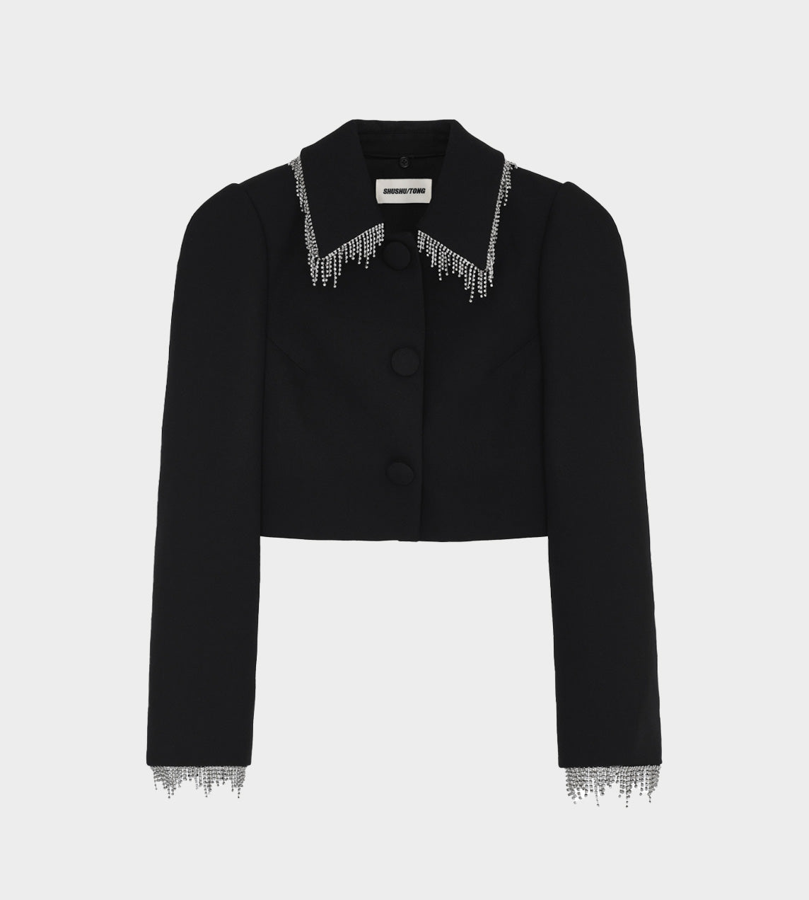 ShuShu/Tong - Decorative Collar Jacket Black