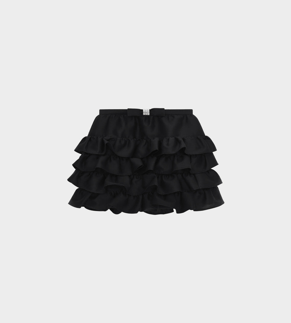 ShuShu/Tong - Multi Layered Ruffle Skirt Black