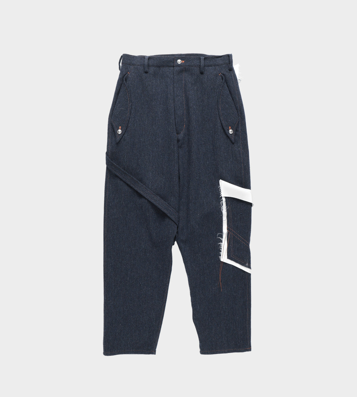 Sulvam - Wool/Denim Painter Pants Navy – WDLT117