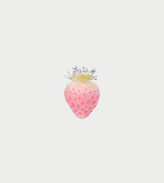 Strawberry Hair Clip Pink