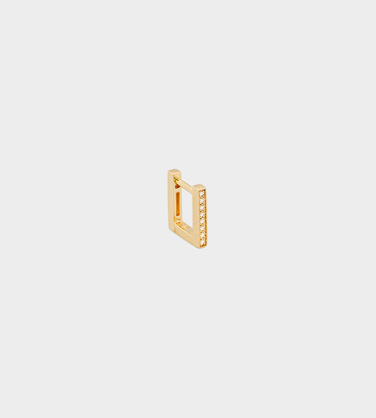 Sleek Huggie Gold/Diamonds